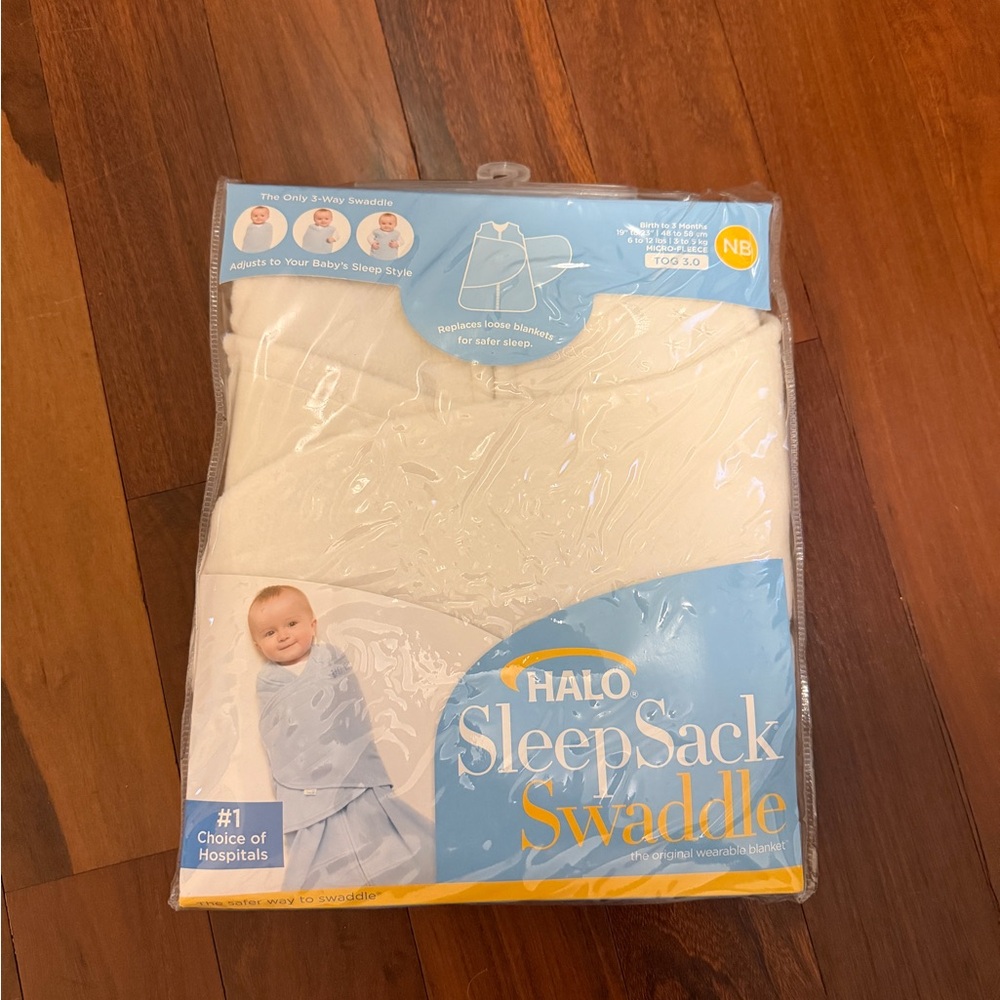 Halo SleepSack Swaddle in Light Blue